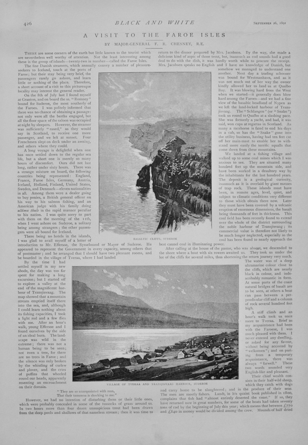 A Visit to the Faroe Isles - 1891