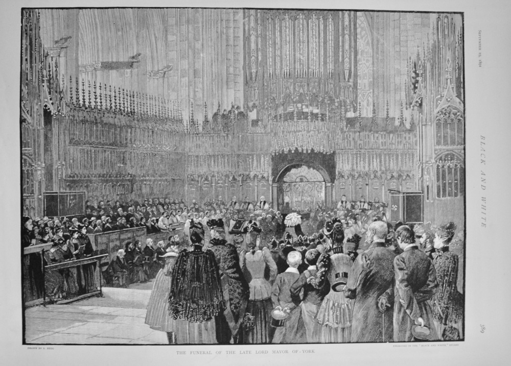 The Funeral of the Mayor of York - 1891