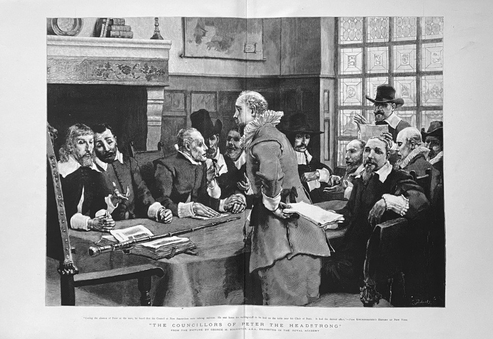 "The Councillors of Peter the Headstrong." 1886c.