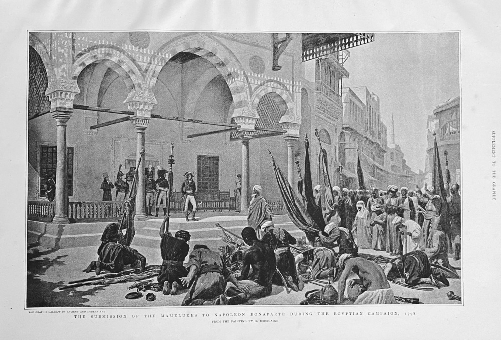The Submission of the Mamelukes to Napoleon Bonaparte during the Egyptian Campaign, 1798.