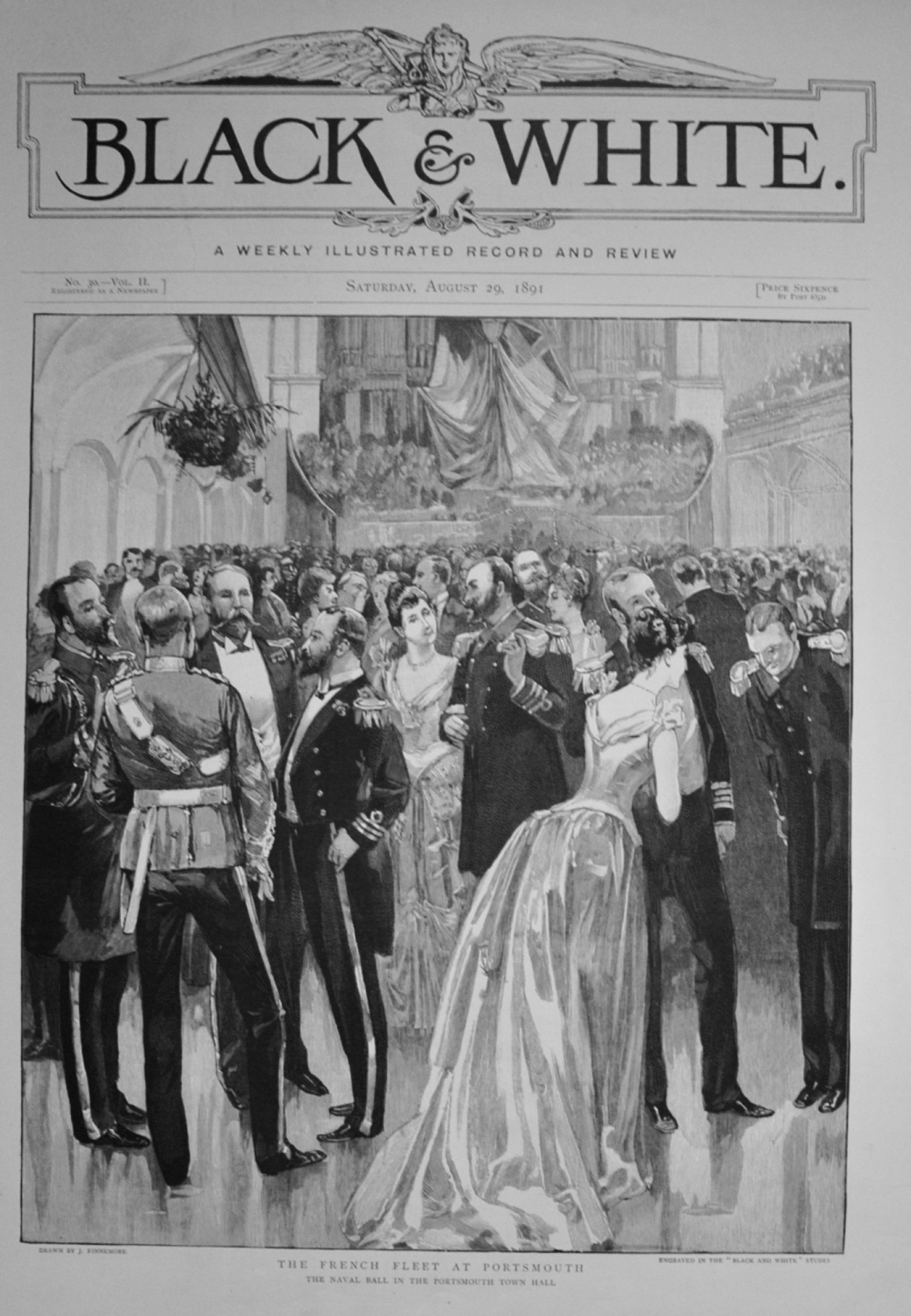 The Naval Ball with the French Fleet at Portsmouth