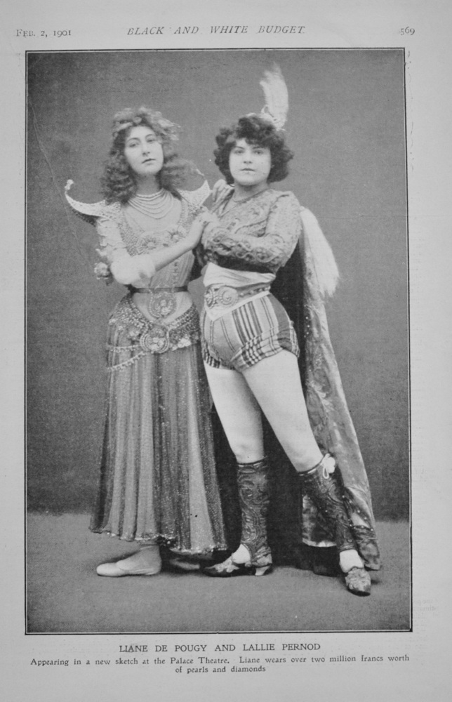 Liane De Pougy and Lallie Pernod - 1901