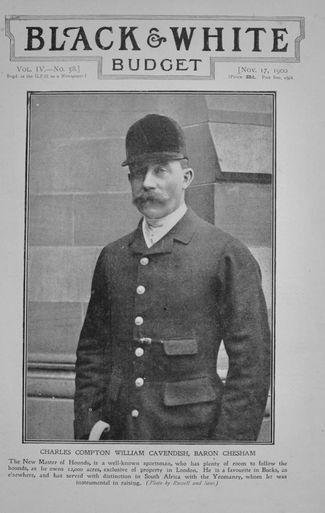 Charles Cavendish, Baron Chesham - 1900