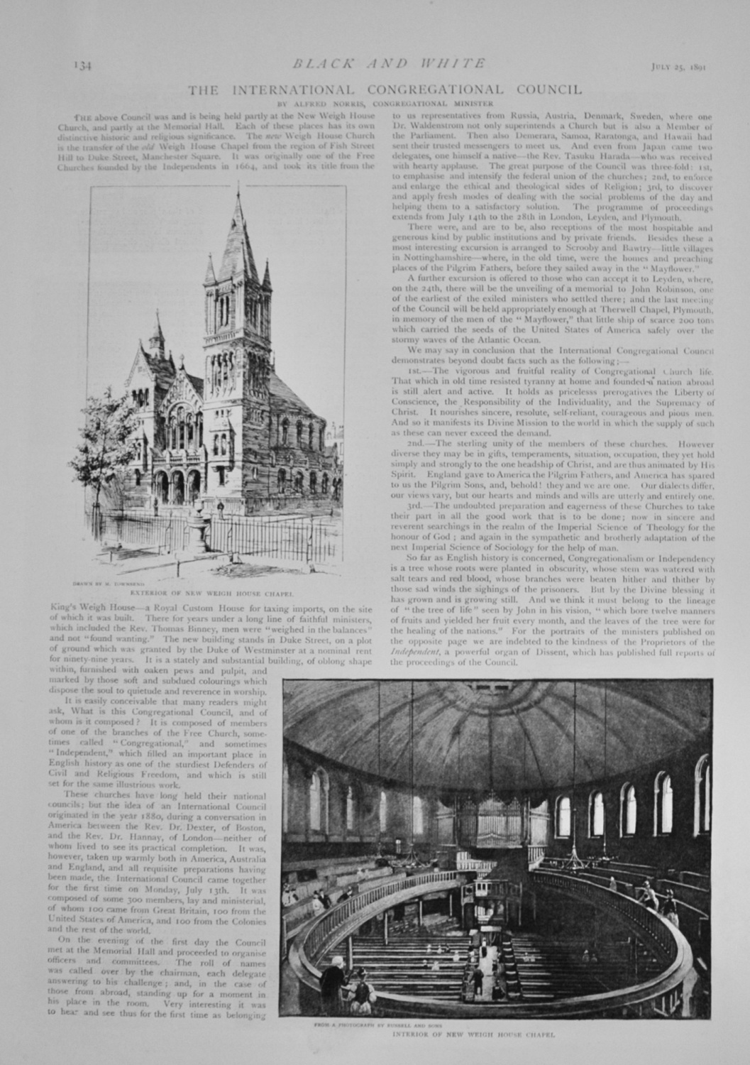The International Congregational Council - 1891