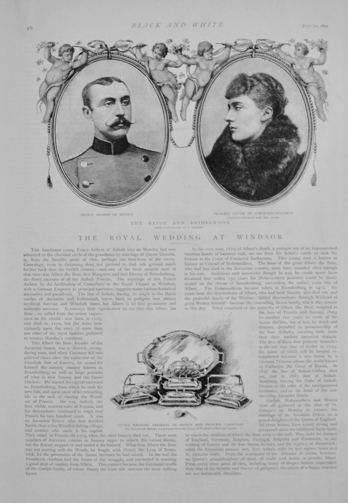 The Royal Wedding at Windsor - 1891