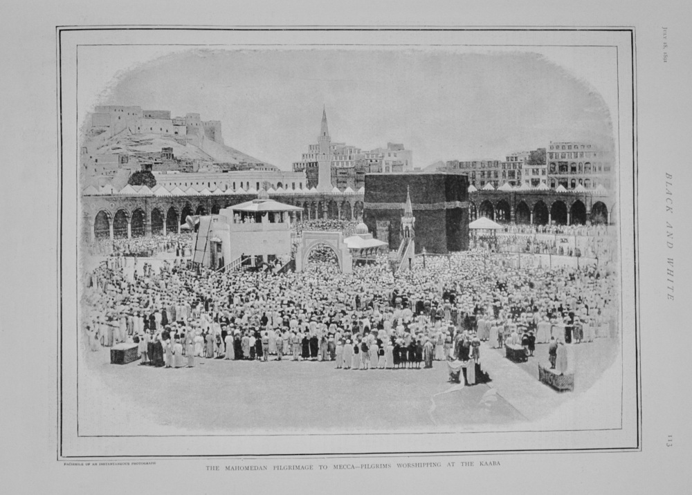 The Mahomedan Pilgrimage to Mecca - 1891