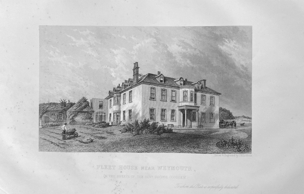 Fleet House near Weymouth. (Dorset).  1863.