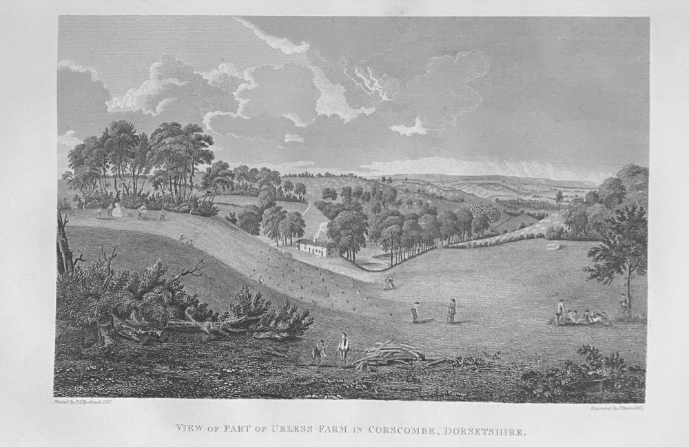 View of Part of Urless Farm in Corscombe, Dorsetshire.   1863.