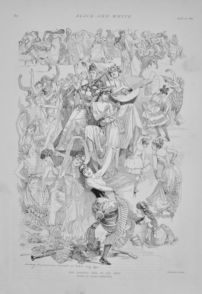 The Dancing Girl in all Ages - 1891