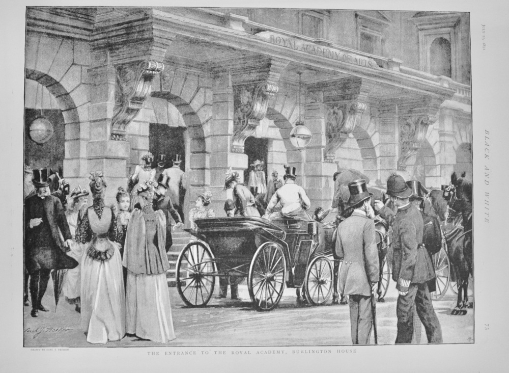 Royal Academy, Burlington House - 1891