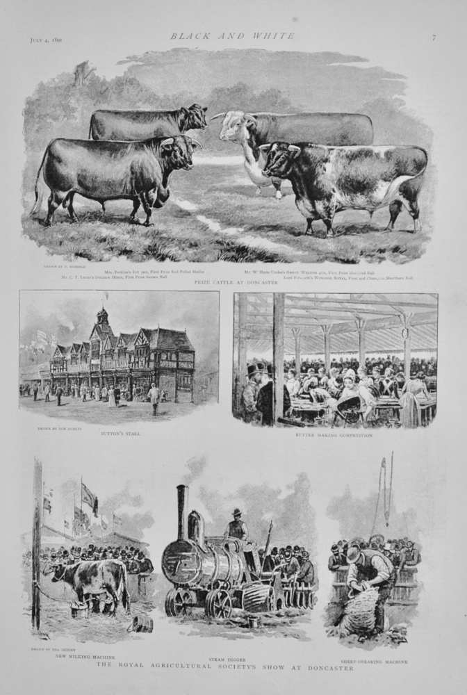 The Royal Agricultural Society's Show at Doncaster - 1891