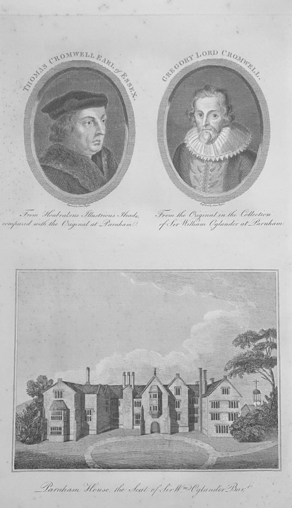 Parnham House, the Seat of Sir William Oglander  Bart.  1863.