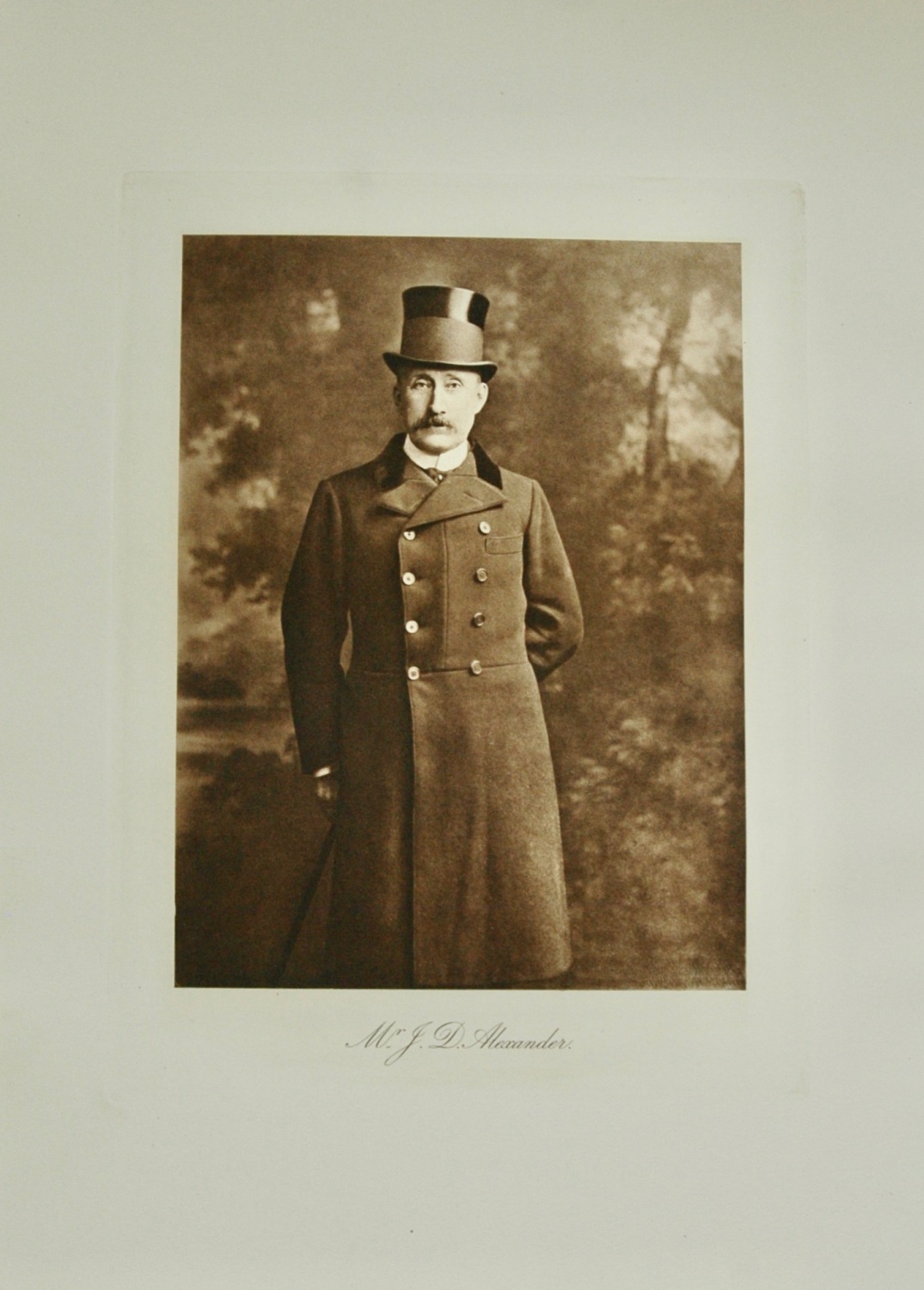 Mr J D Alexander - 1913