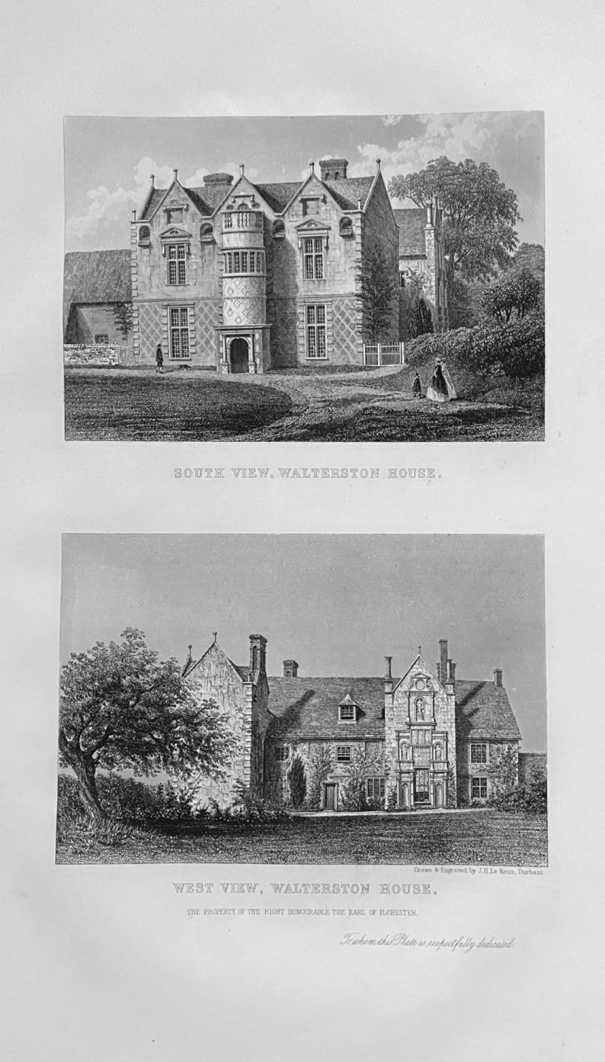 Walterston House. Dorsetshire.  1863.