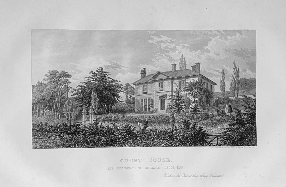 Court House,  The Residence of Benjamin Legge, Esq. Dorset.