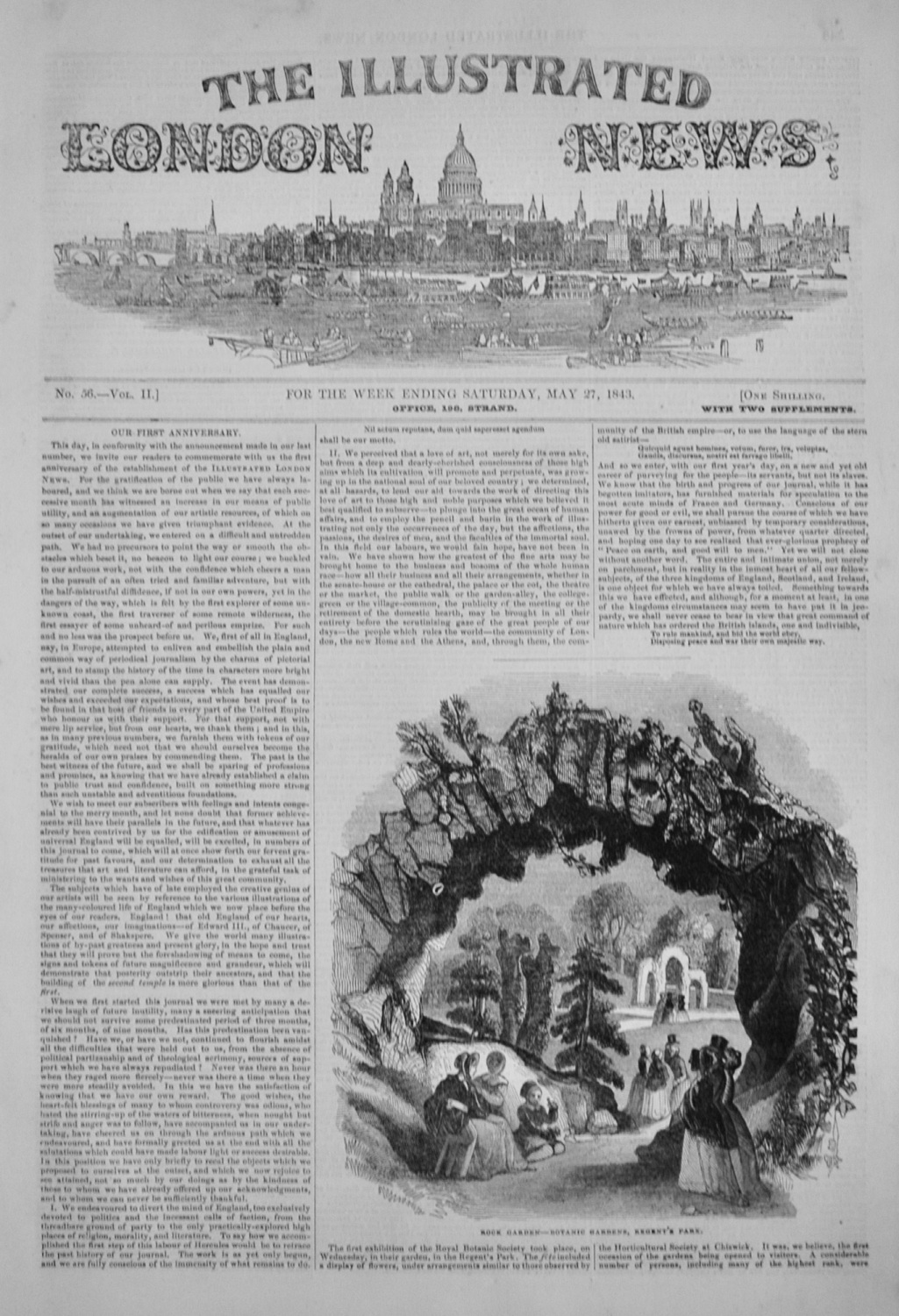 The Illustrated London News - May 27, 1843