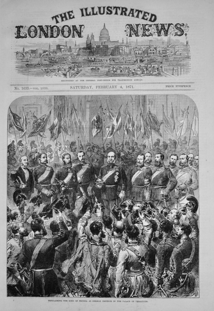 Proclaiming the German Emperor in the Palace of Versailles