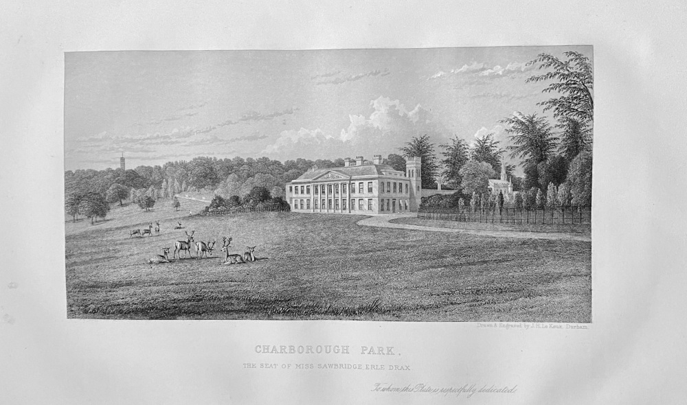 Charborough Park, the Seat of Miss Sawbridge Erle Drax. 1868