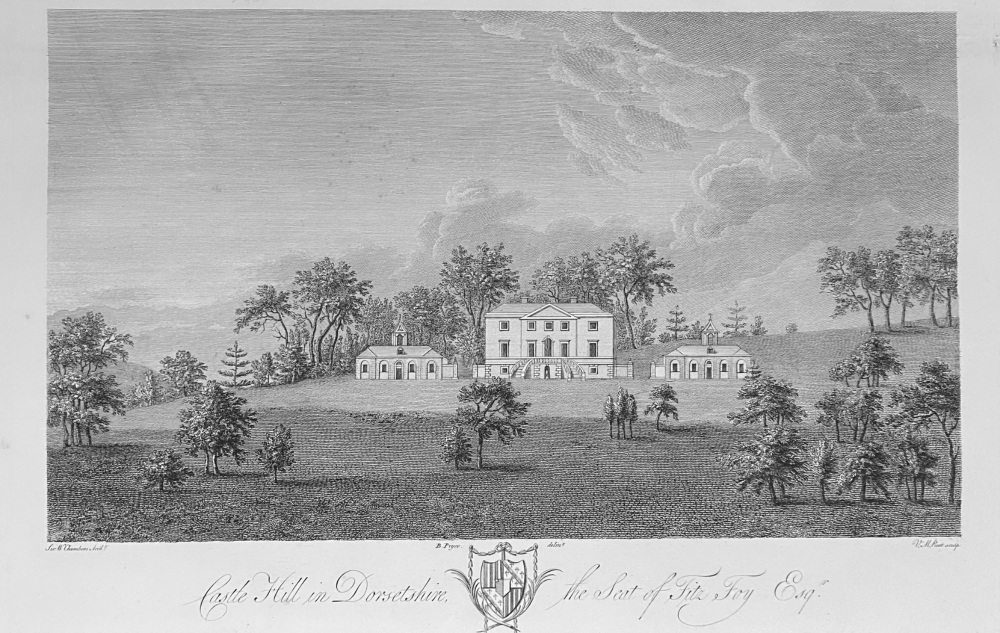 Castle Hill in Dorsetshire the Seat of Fitz-Foy Esq." 1868