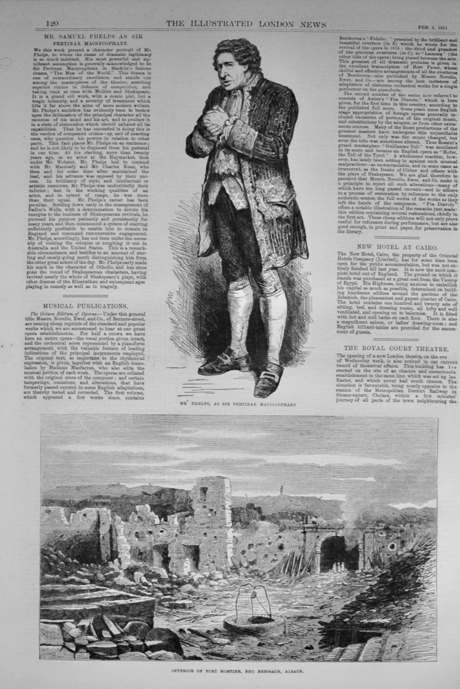 Mr Samuel Phelps - Actor