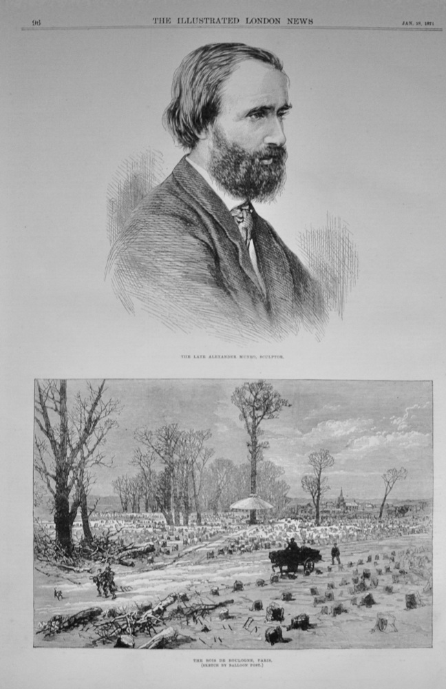 The Late Alexander Munro, Sculptor - 1871