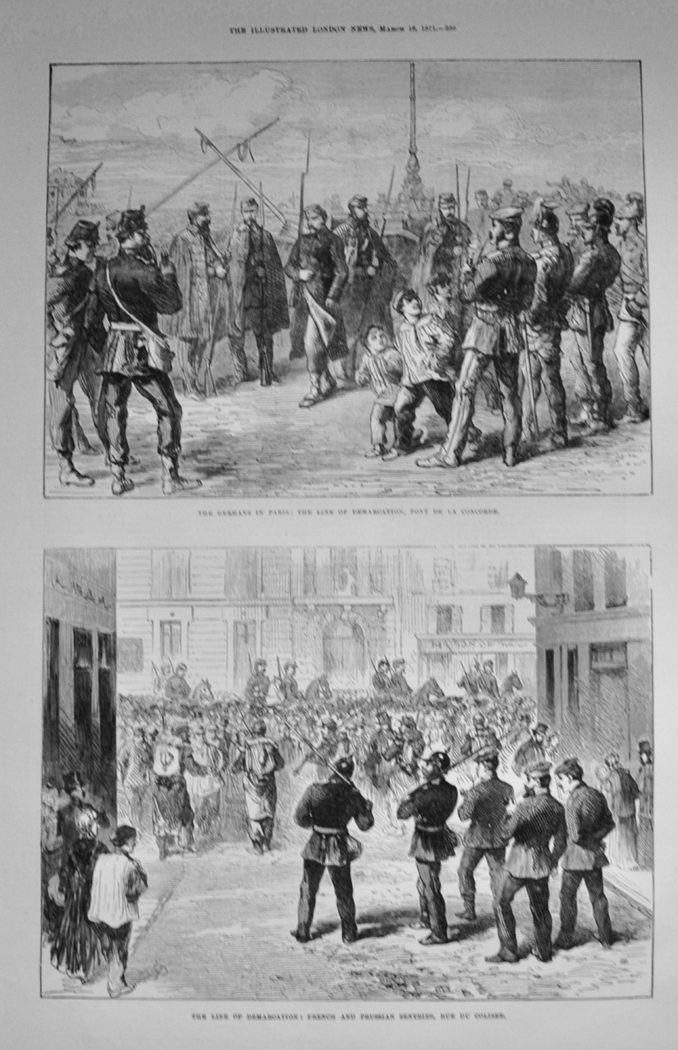 The Germans in Paris - 1871