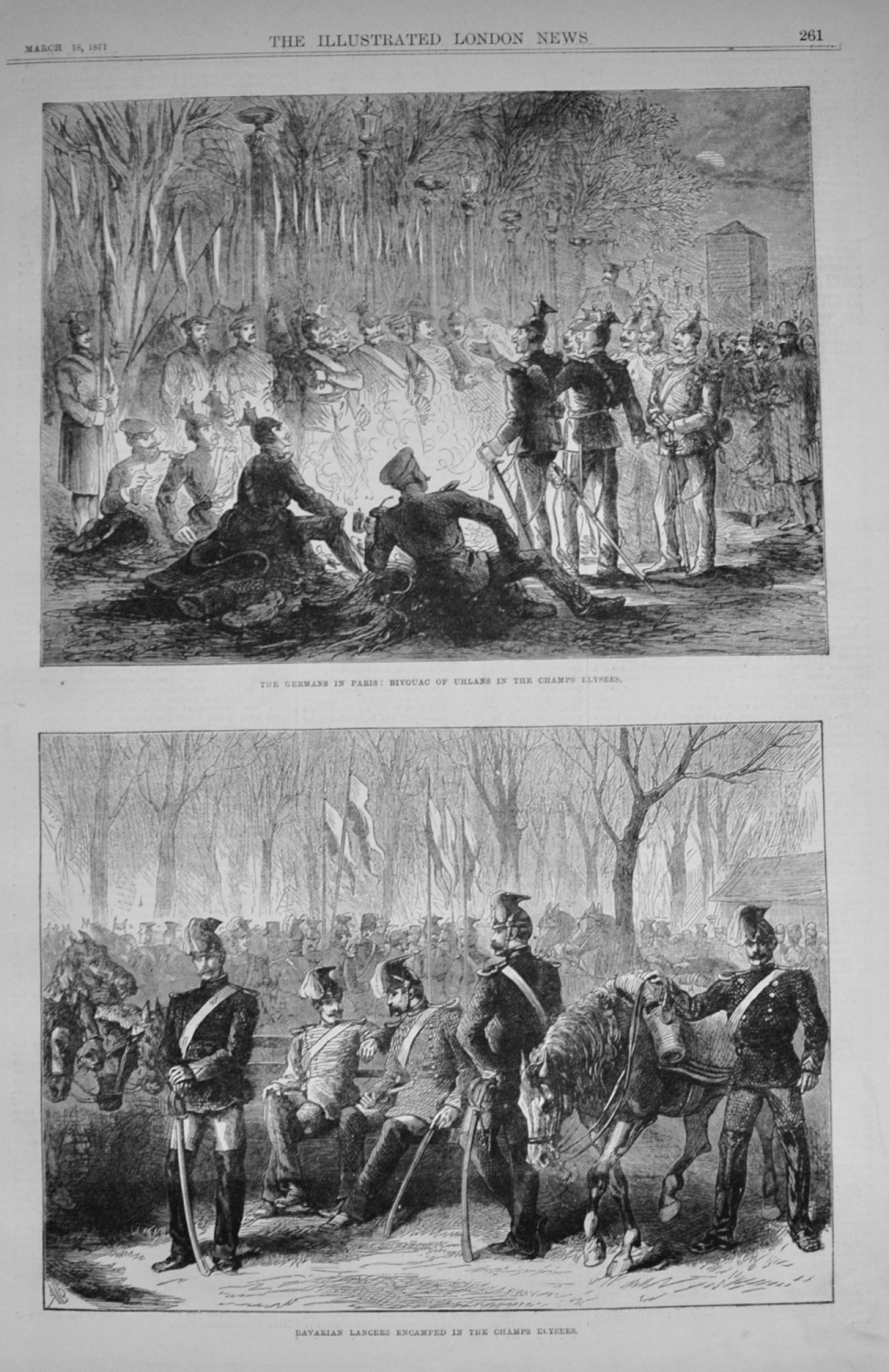 The Germans in Paris - 1871