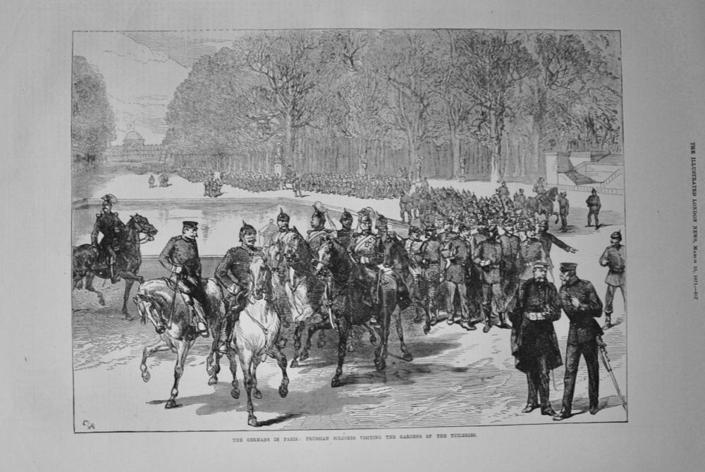 The Germans in Paris - 1871