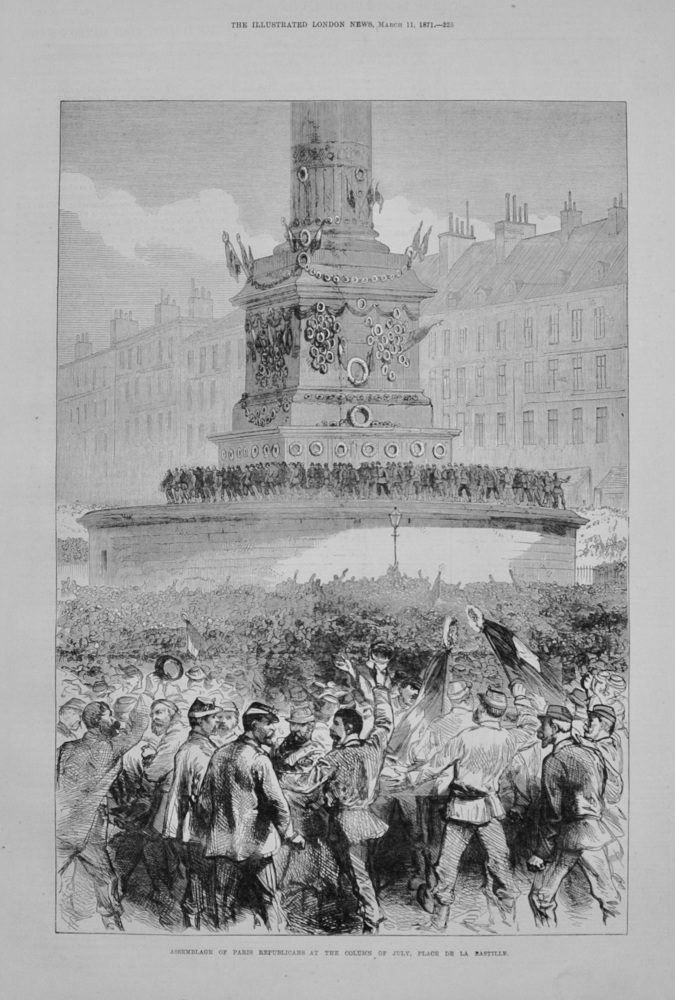 Place De La Bastille - 1871