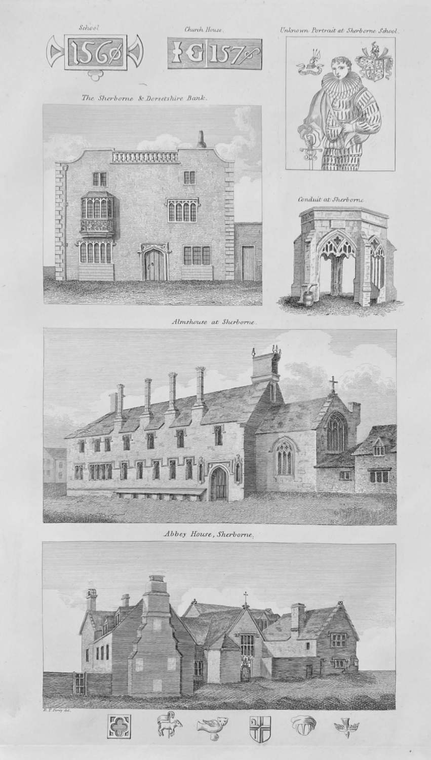 Sherborne in Dorset. 1870.