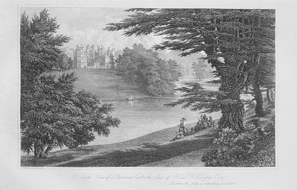 North View of Sherborne Castle the seat of G.D.W. Digby, Esq.