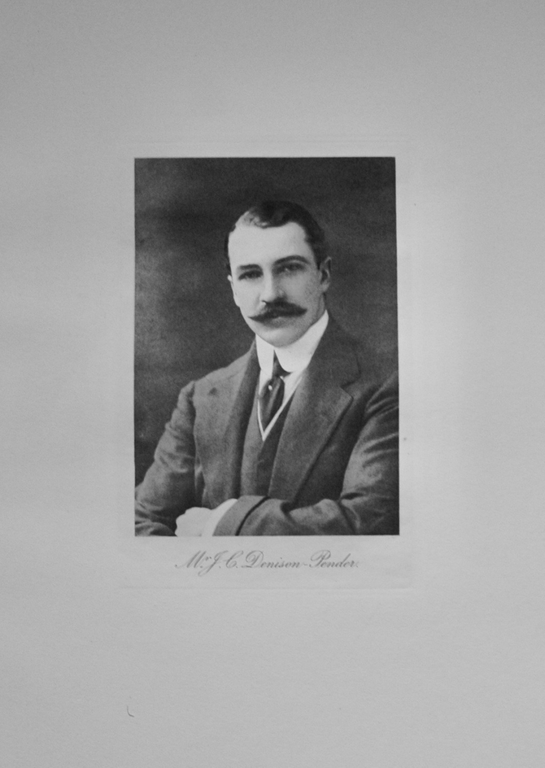 Mr J C Denison-Pender - 1913