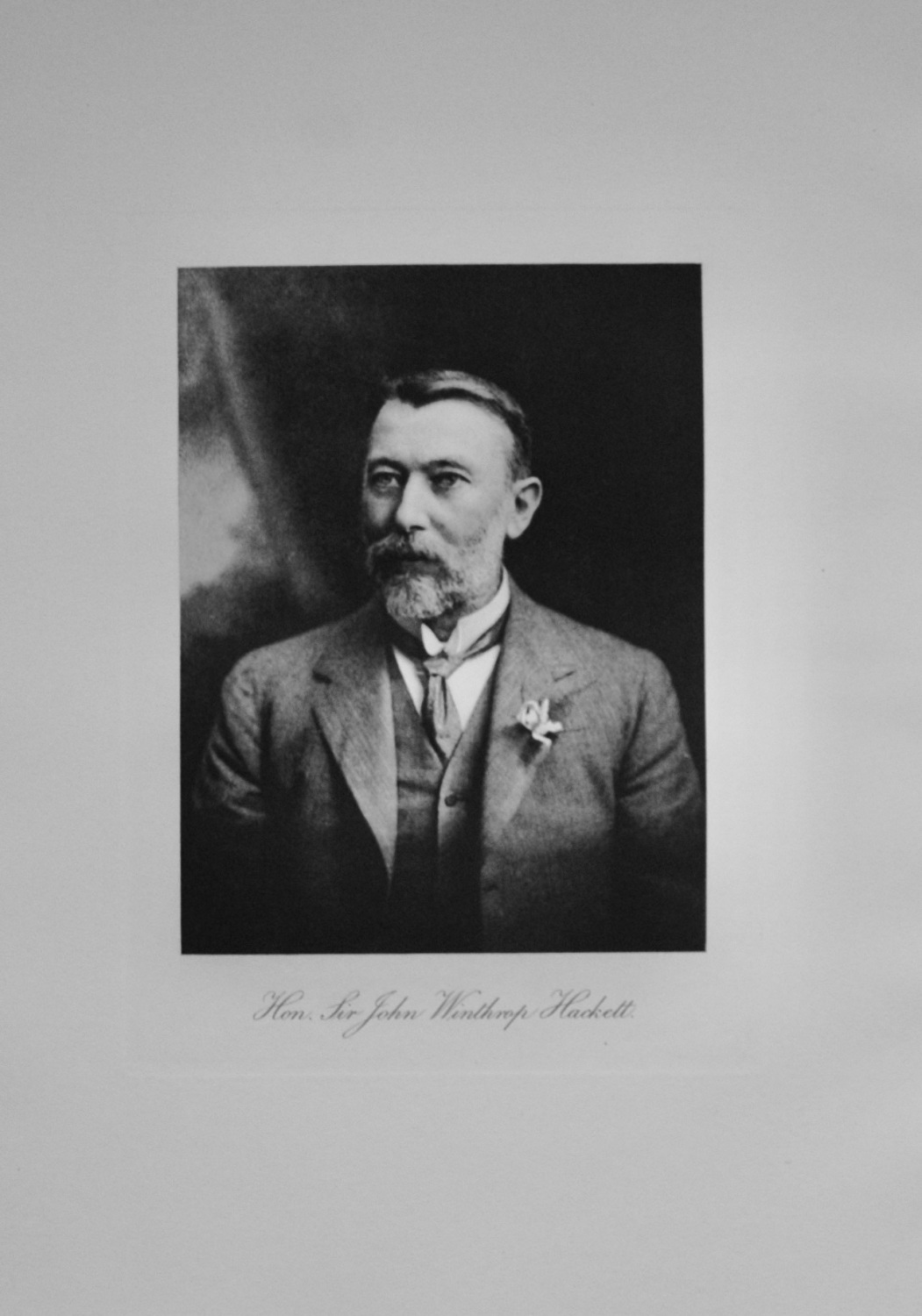 Hon Sir John Winthrop Hackett - 1913