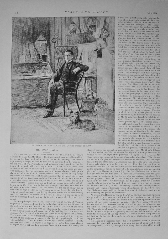 Mr John Hare - Actor