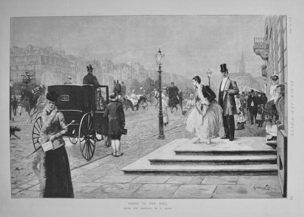 "Going to the Ball" - 1892