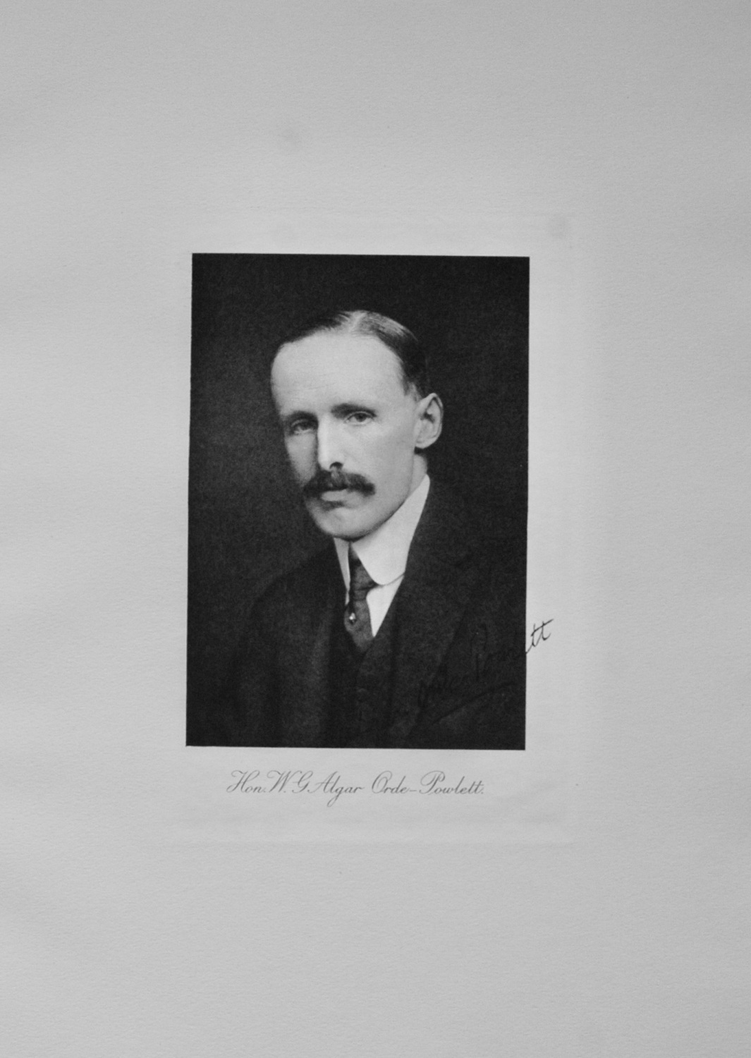 Hon W G Algar Orde-Powlett