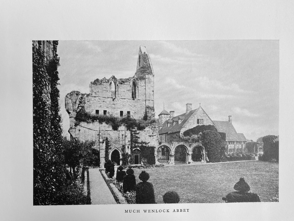 Much Wenlock Abbey.  1925.