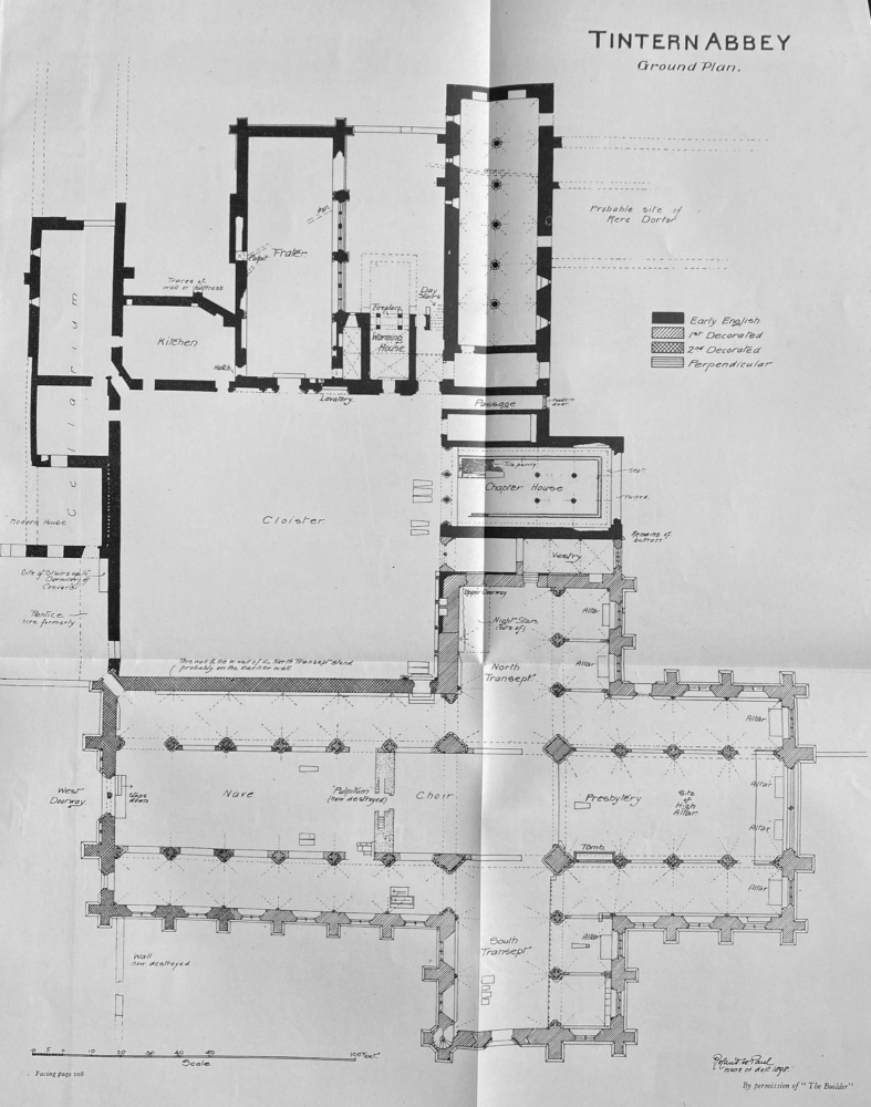 Tintern Abbey.  1925.