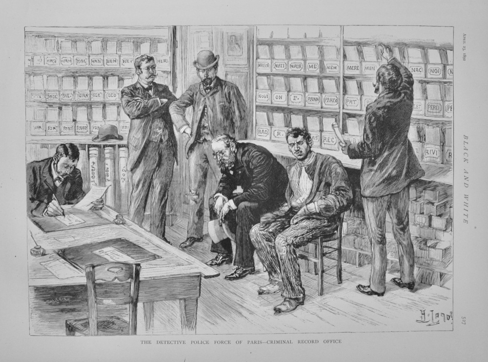 The Detective Police Force of Paris - 1892