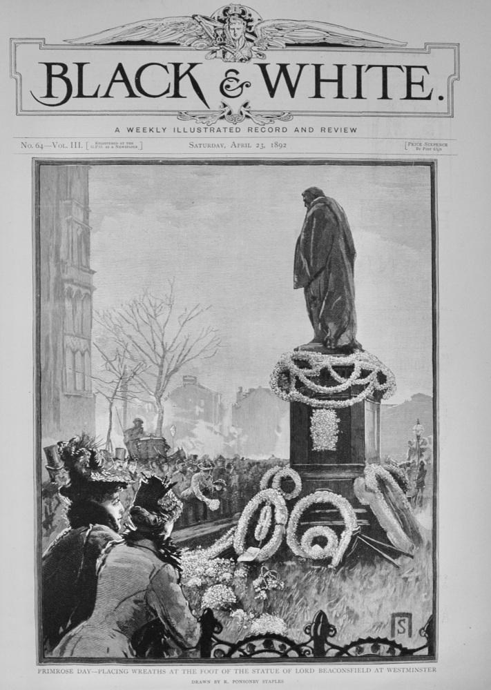 Primrose Day at Westminster - 1892
