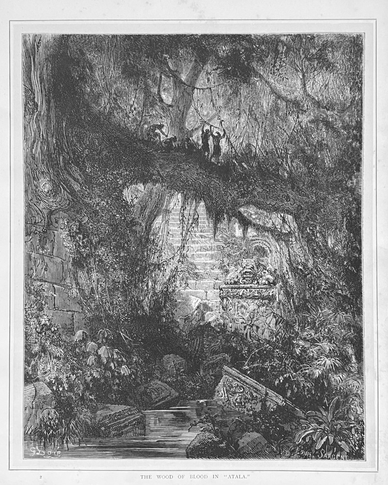 The Wood of Blood in "Atala."   1890c.