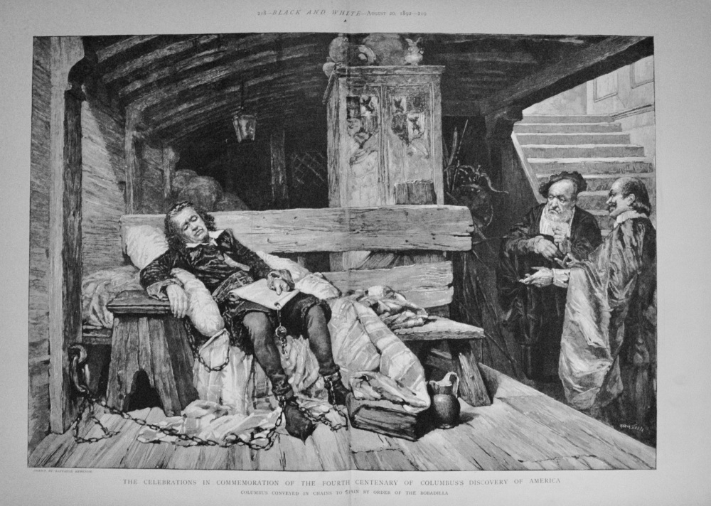 The Celebrations in Commemoration of the Fourth Centenary of Columbus's Dis