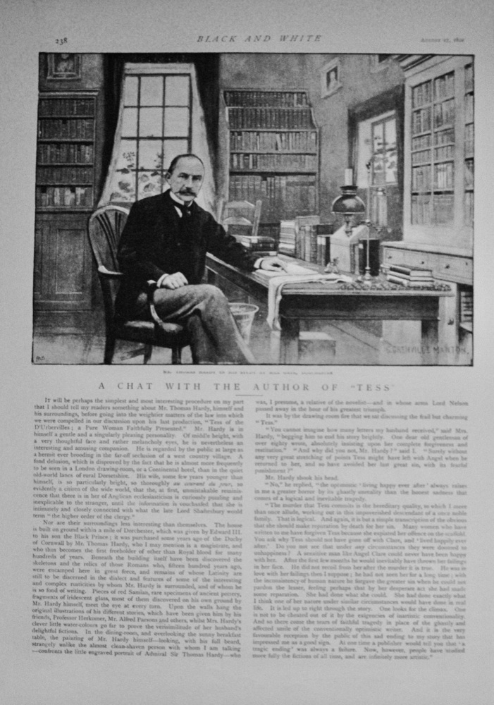 A Chat with the Author of "Tess" - Thomas Hardy