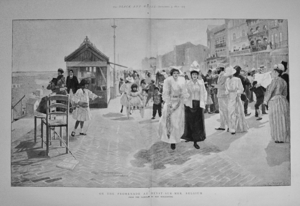 On the Promenade at Heyst-Sur-Mer, Belgium