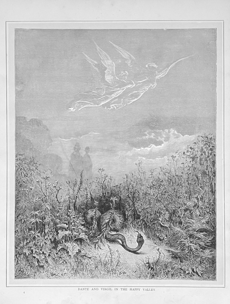 Dante and Virgil in the Happy Valley.  1890c.