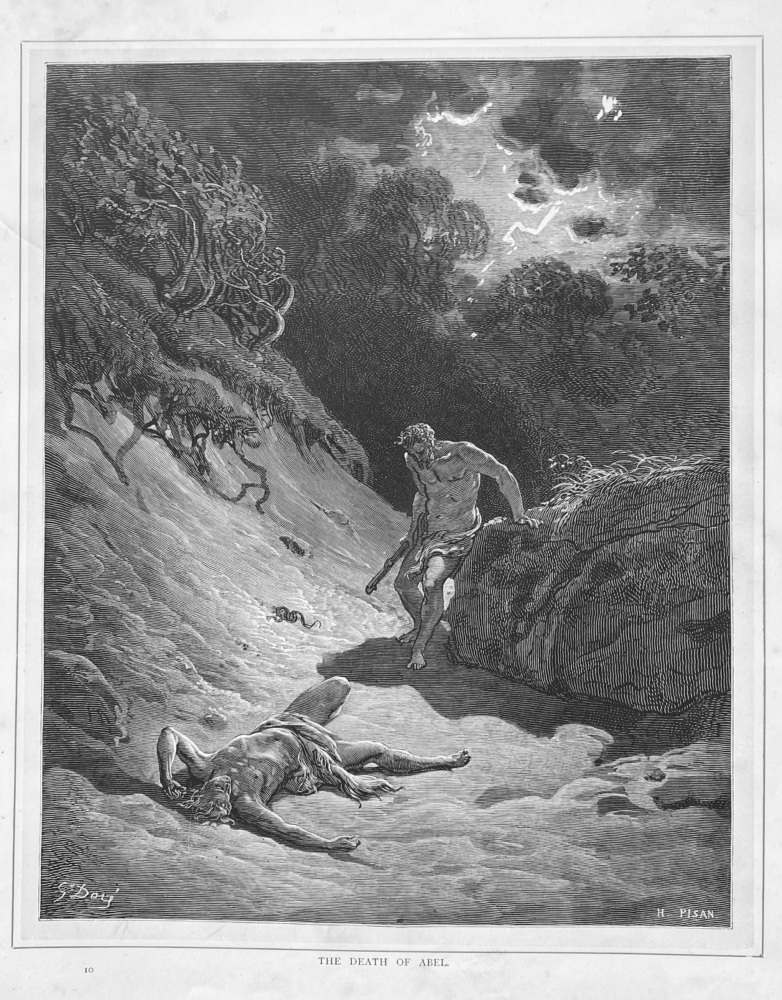 The Death of Abel.  1890c.