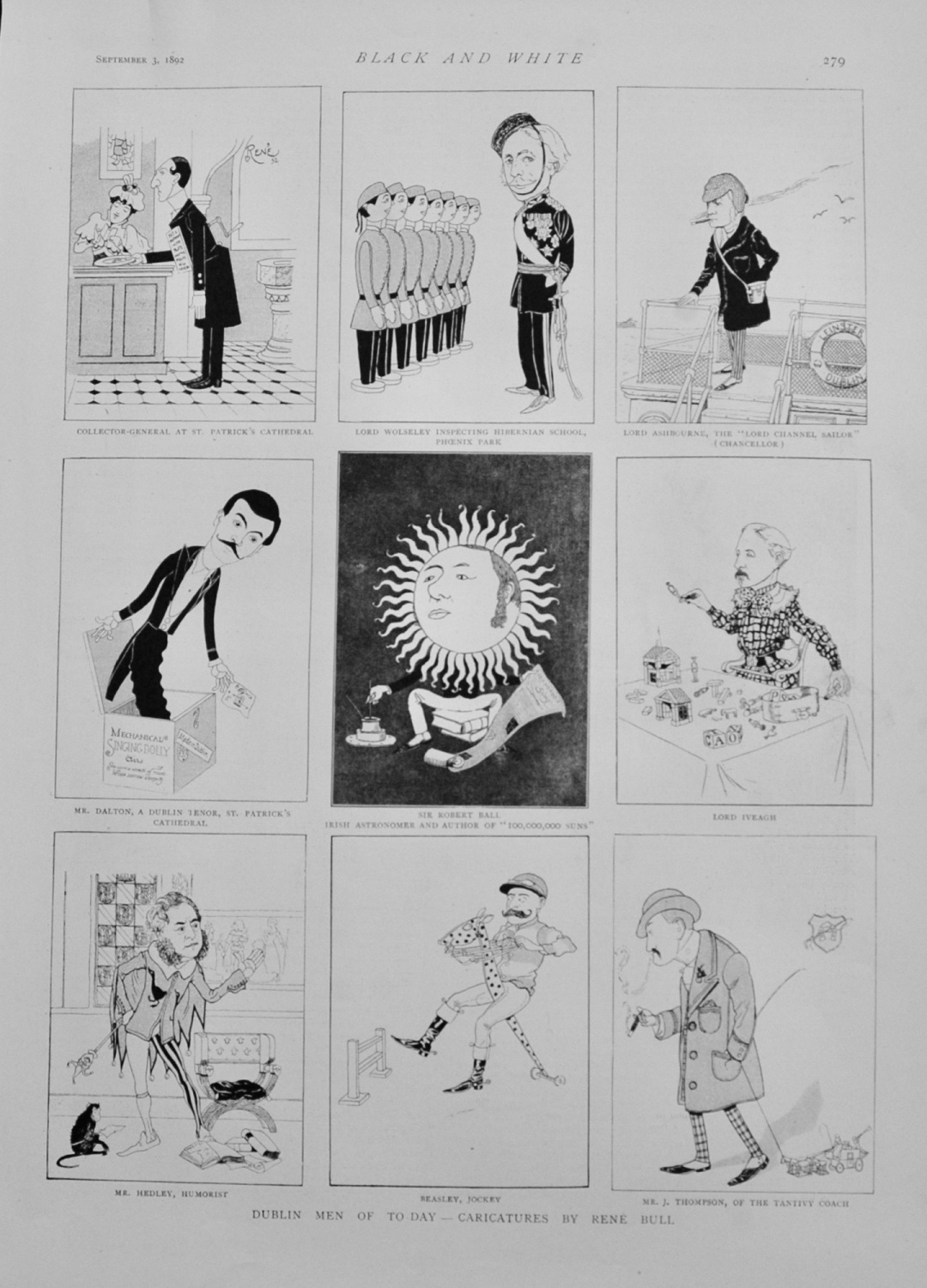 Dublin Men of Today - Caricatures