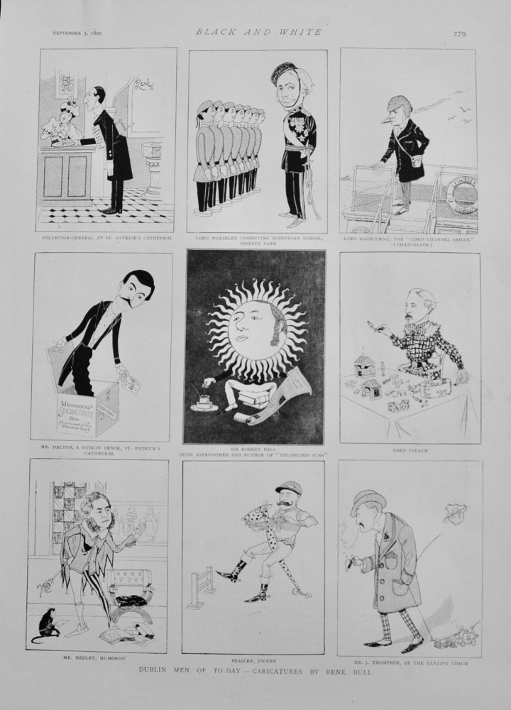 Dublin Men of Today - Caricatures