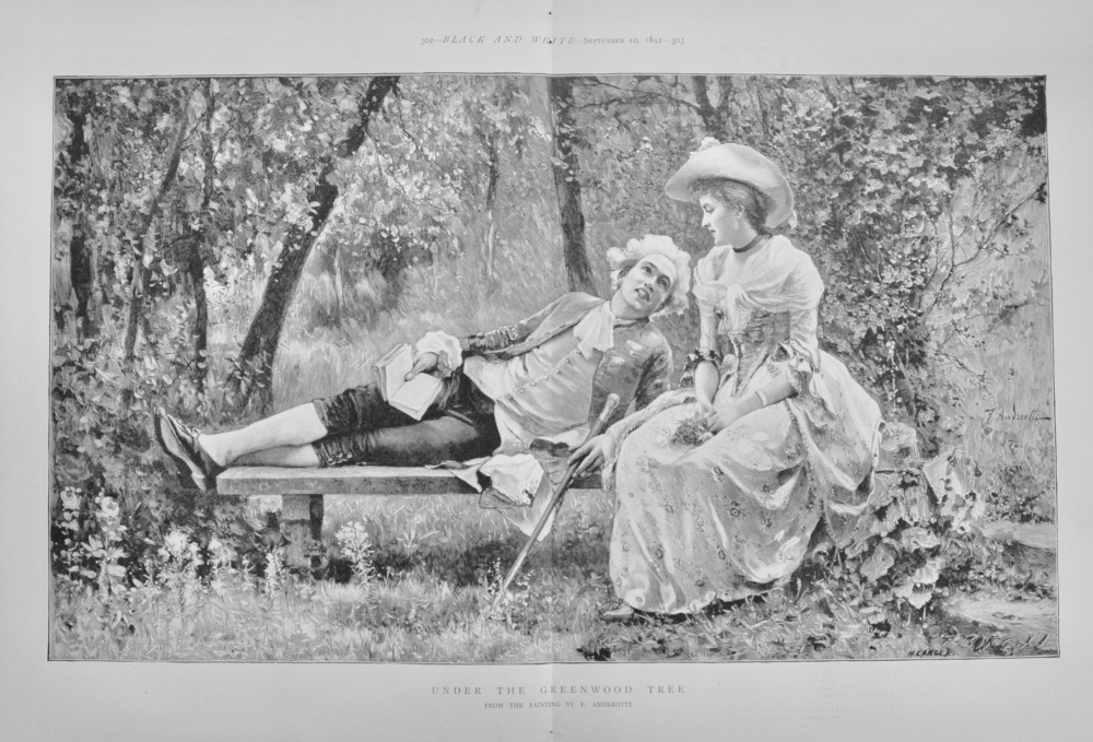 Under the Greenwood Tree - 1892