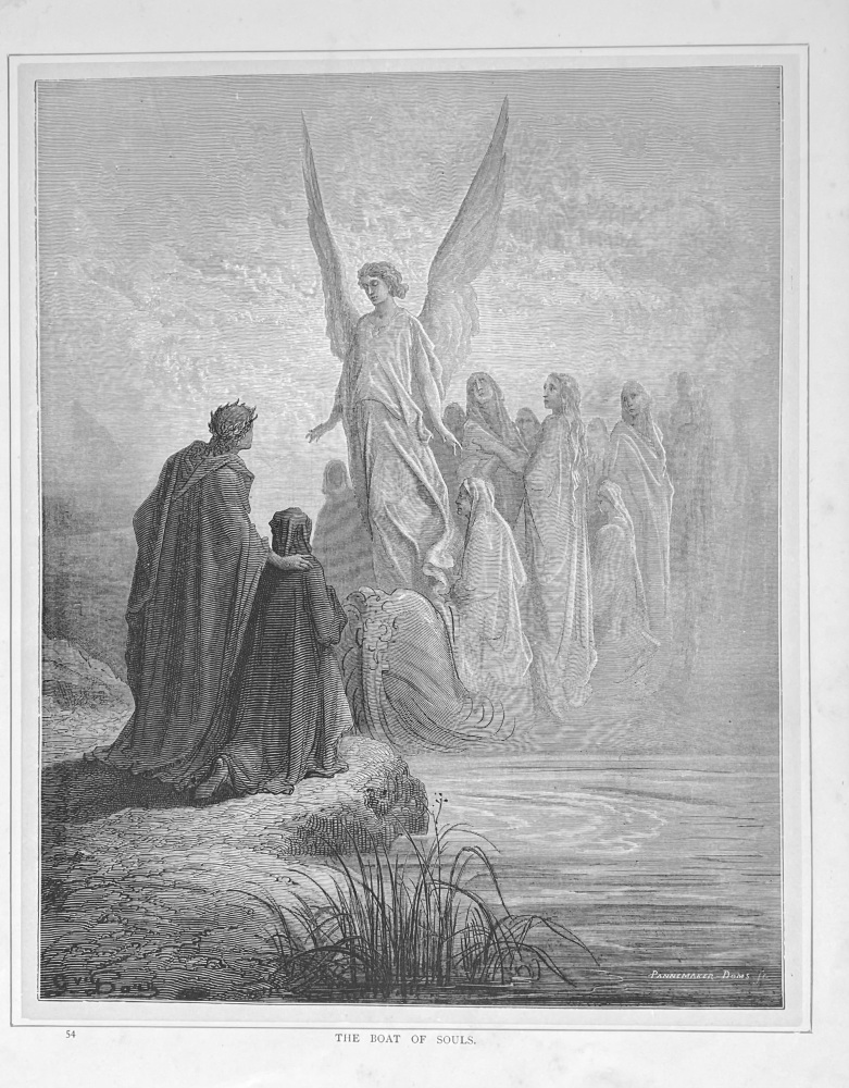 The Boat of Souls.  1890c.